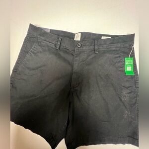 GAP’S MEN’S ESSENTIAL BLACK 7” SHORTS. GAP FLEX   EXTRA FLEXIBILITY WAIST 33